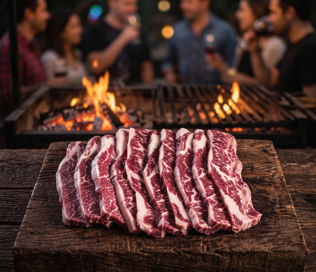 Costilla cargada básica con carne res Brangus Cuernavaca
